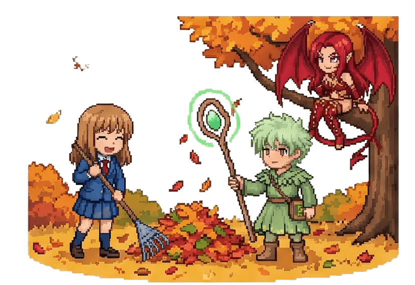 Nail mascot characters